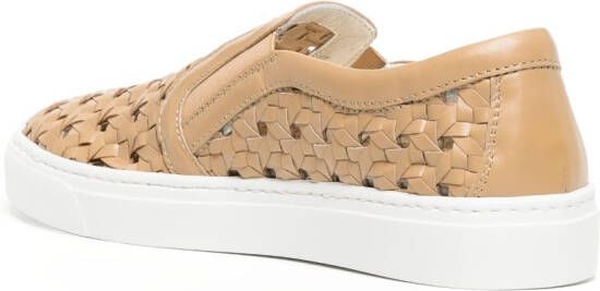 Madison.Maison perforated low-top sneakers Brown