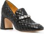 Madison.Maison quilted crystal-embellished pumps Black - Thumbnail 2