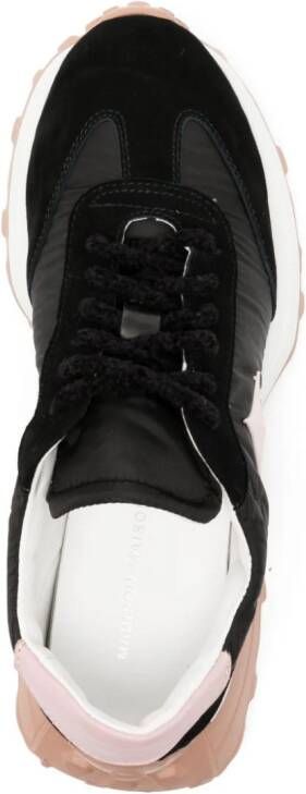 Madison.Maison Star suede-trimmed sneakers Black
