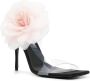 Magda Butrym 105mm floral-appliqué sandals Black - Thumbnail 2