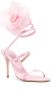 Magda Butrym 105mm spiral satin sandals Pink - Thumbnail 2