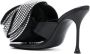 Magda Butrym 3D flower-detail 100mm sandals Black - Thumbnail 3