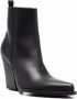 Magda Butrym pointed leather boots Black - Thumbnail 2
