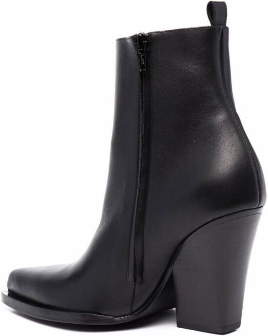 Magda Butrym pointed leather boots Black