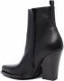 Magda Butrym pointed leather boots Black - Thumbnail 3