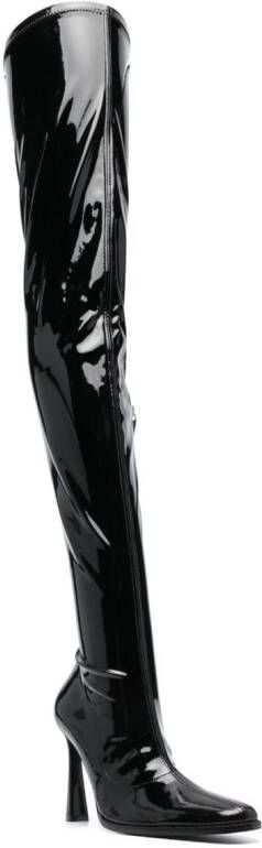 Magda Butrym Retro 110mm thigh-high boots Black