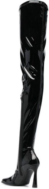 Magda Butrym Retro 110mm thigh-high boots Black