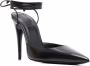 Magda Butrym wrap-around mule pumps Black - Thumbnail 2