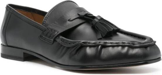 Magliano tassel-detailed leather loafers Black