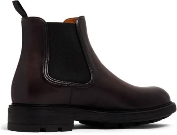 Magnanni Beckham leather ankle boots Brown