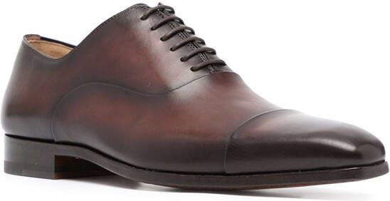 Magnanni Caoba distressed oxford shoes Brown