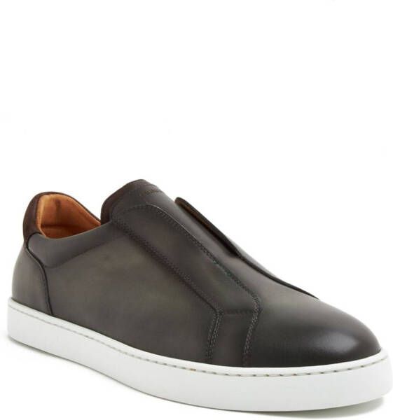 Magnanni Costa slip-on leather sneakers Black