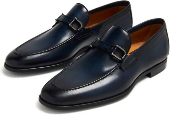 Magnanni Dinos leather loafers Blue