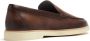 Magnanni grained-texture leather loafers Brown - Thumbnail 2