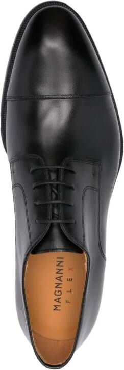 Magnanni Harlan leather derby shoes Black