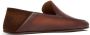Magnanni Heston almond-toe leather slippers Brown - Thumbnail 3