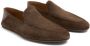 Magnanni Heston almond-toe leather slippers Brown - Thumbnail 3