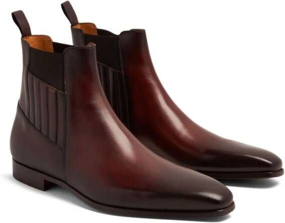 Magnanni leather Chelsea boots Brown
