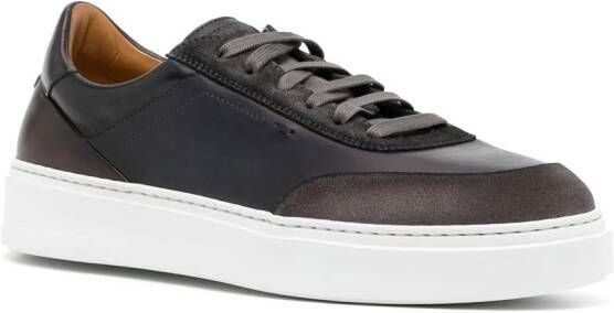 Magnanni leather low-top sneakers Blue