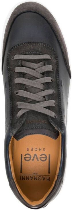 Magnanni leather low-top sneakers Blue