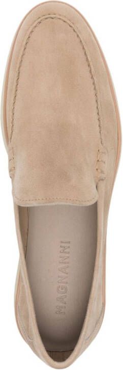 Magnanni Lourenco suede loafers Neutrals