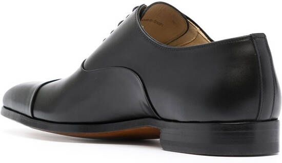 Magnanni Negro leather Oxford shoes Black