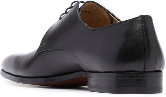 Magnanni Negro leather oxford shoes Black
