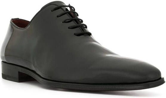 Magnanni pointed lace-up shoes Black