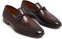 Magnanni Silvano Braid leather loafers Brown - Thumbnail 4