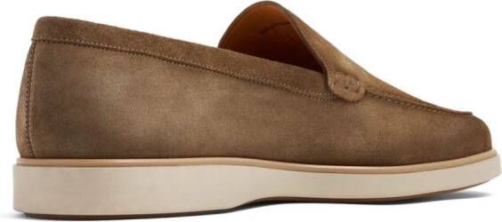 Magnanni Lourenco suede loafers Brown
