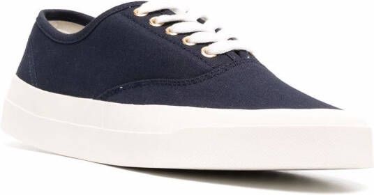 Maison Kitsuné low-top canvas sneakers Blue