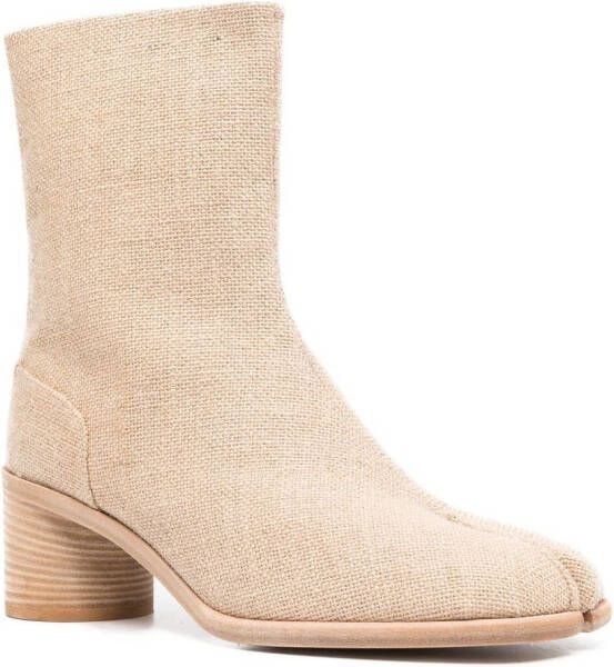 Maison Margiela 75mm Tabi ankle boots Neutrals