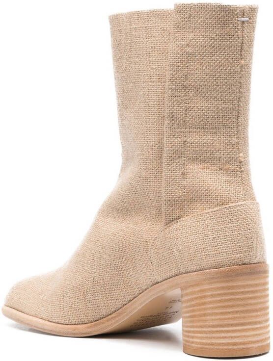 Maison Margiela 75mm Tabi ankle boots Neutrals