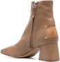 Maison Margiela Décortiqué 60mm four-stitch boots Brown - Thumbnail 3
