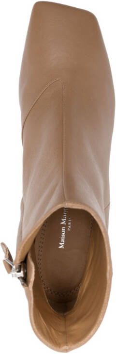 Maison Margiela Décortiqué 60mm four-stitch boots Brown