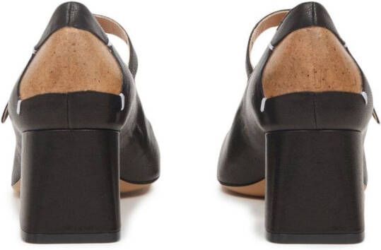 Maison Margiela block-heel court shoes Black