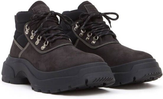 Maison Margiela Alex leather hiking boots Black