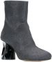 Maison Margiela crushed heel ankle boots Black - Thumbnail 2