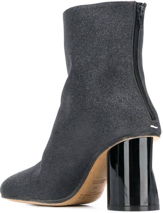 Maison Margiela crushed heel ankle boots Black