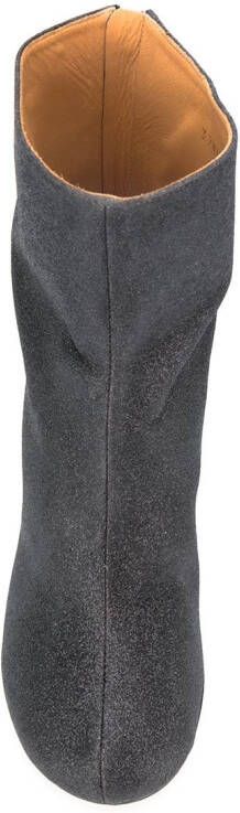 Maison Margiela crushed heel ankle boots Black