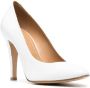 Maison Margiela Office 100mm leather pumps White - Thumbnail 2