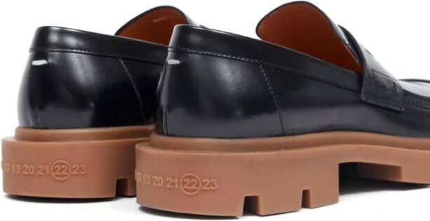 Maison Margiela Ivy leather loafers Black