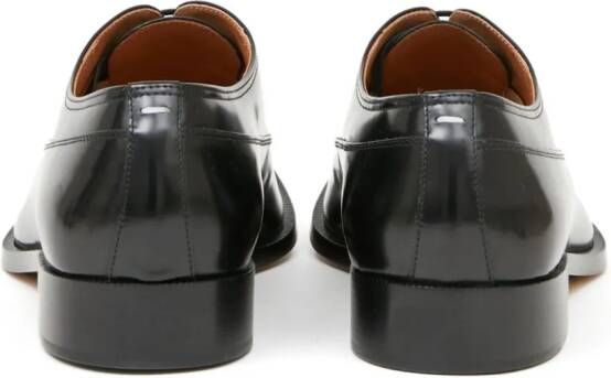 Maison Margiela waxed leather Oxford shoes Black