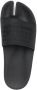 Maison Margiela Tabi logo-embossed slides Black - Thumbnail 4