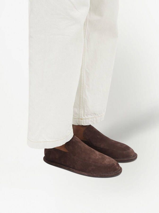 Maison Margiela Ross suede loafers Brown