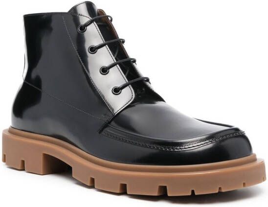 Maison Margiela Ivy patent-leather boots Black