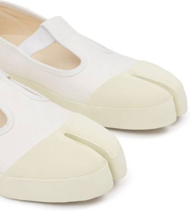 Maison Margiela On The Deck Tabi ballerina shoes White