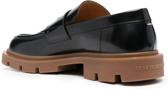 Maison Margiela Ivy leather loafers Black