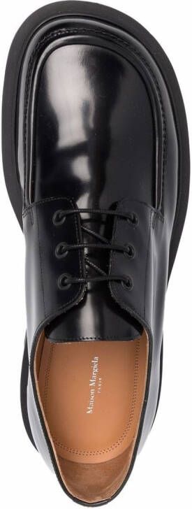 Maison Margiela leather Derby shoes Black