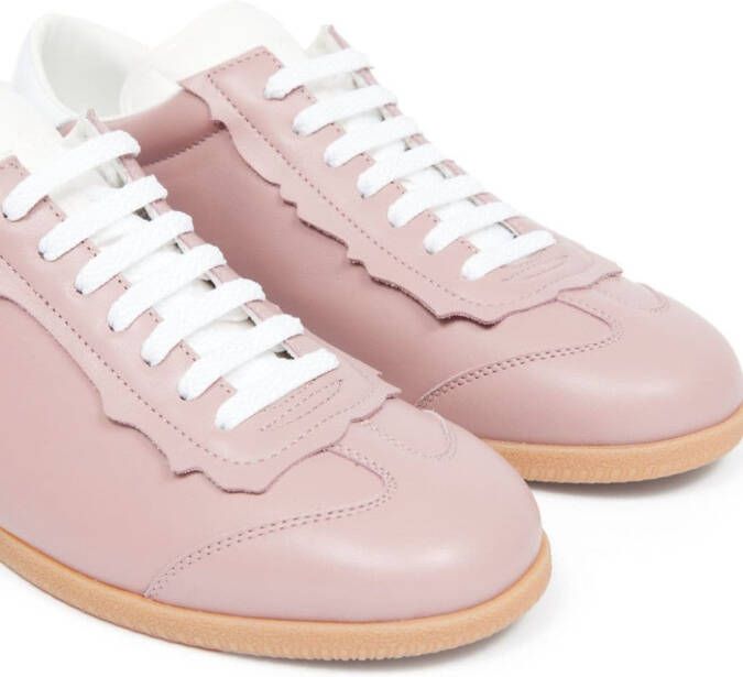 Maison Margiela Recicla leather sneakers Pink